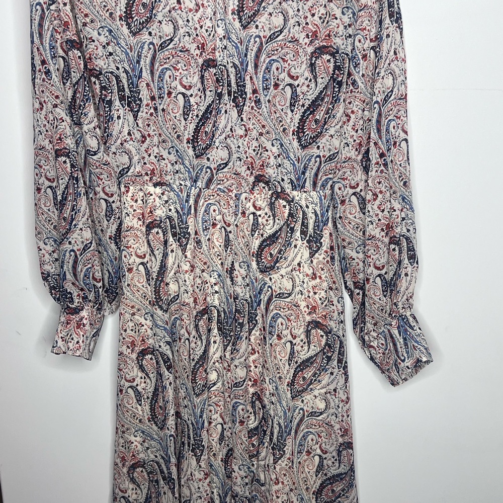 Long Indigo Rose Floral dress